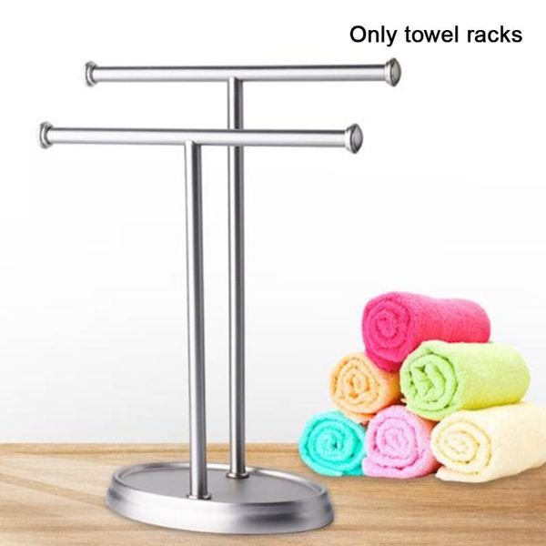 

storage rack double layer bathroom floor standing solid towel stand easy clean organizer stable stainless steel space saving