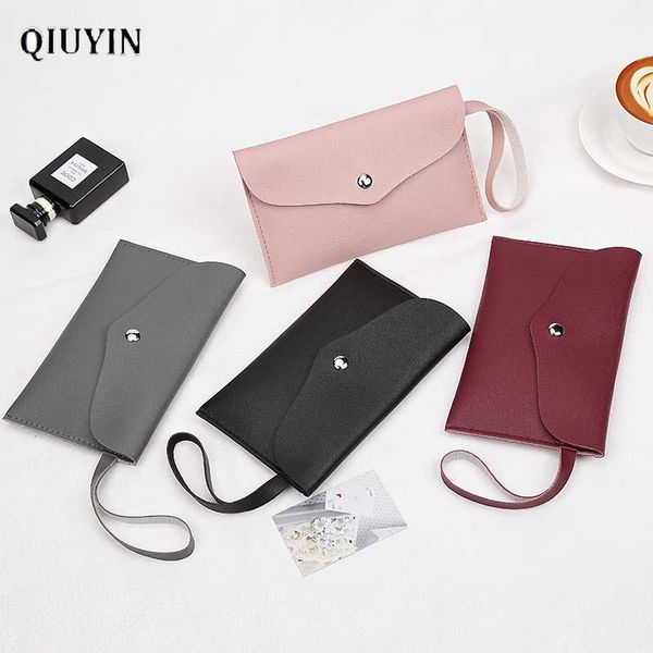 

wallets coin money card bag wallet women's/ladies puase leather smell and slim thin purse clutch women, Red;black