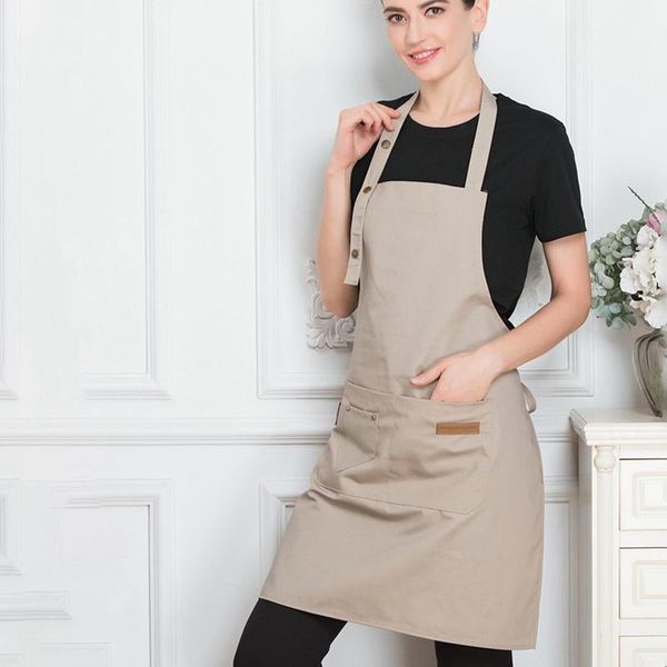 

waterproof anti-oil polyester apron restaurant cooking chef bib kitchen&gardening