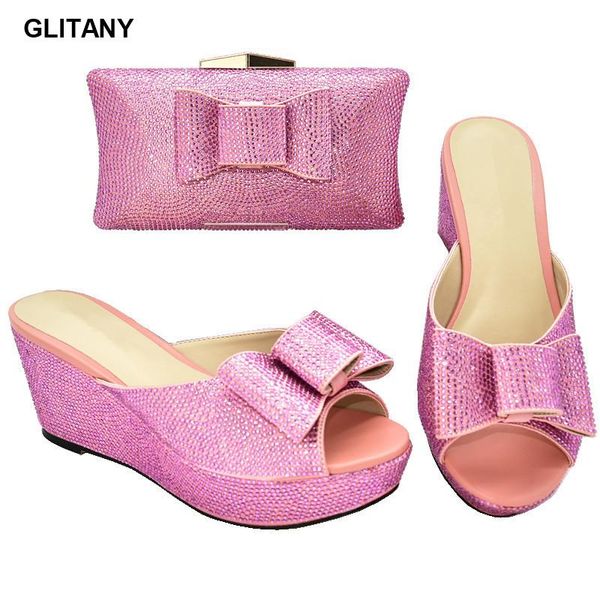 

dress shoes women comfy platform sandal african women's party and bag sets italy bags set for woman high quality, Black