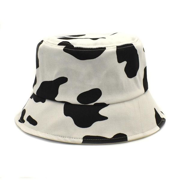 

berets cow bucket hat men women autumn spring wide brim basin sun-shading fisherman panama french, Blue;gray