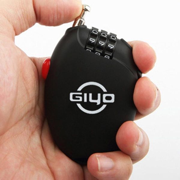 

bike locks giyo bicycle lock mini password anti-theft luggage backpack wire