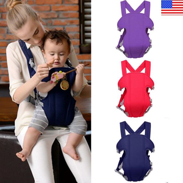 

carriers, slings & backpacks baby front carrier wrap 360 breathable ergonomic adjustable sling backpack dusty gray