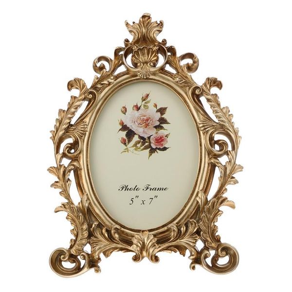 

6/7inch european style p frames resin deskp holders creative picture frames for wedding gifts home decoration