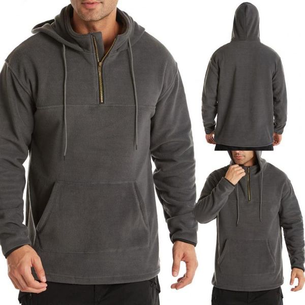 

men's sweaters sweatshirt hooded male warm windproof zipper hoodie men for travel, White;black