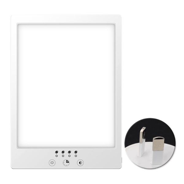 

waterproof stepless night light sad dimming home 360 rotating timing usb rechargeable therapy lamp anti fatigue decoration happy