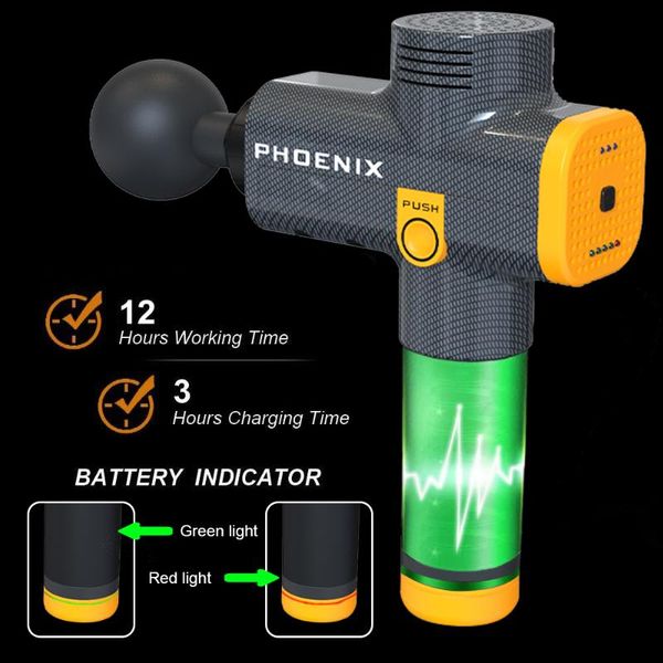 

massage gun speed high frequency muscle relax body relaxation electric massager therapy