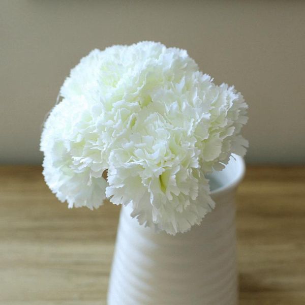 

10pcs carnation flower bouquet artificial flower home wedding decoration illustration diy scrapbooking