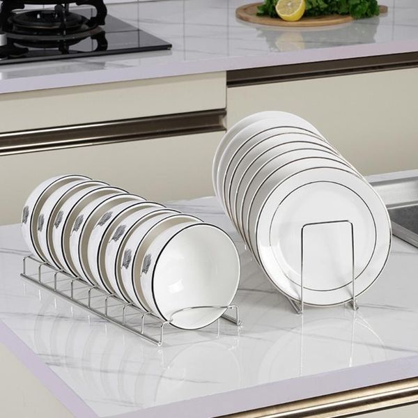 

kitchen organizer stainless steel dish bowl rack drying shelf utensil cutlery 4x7a