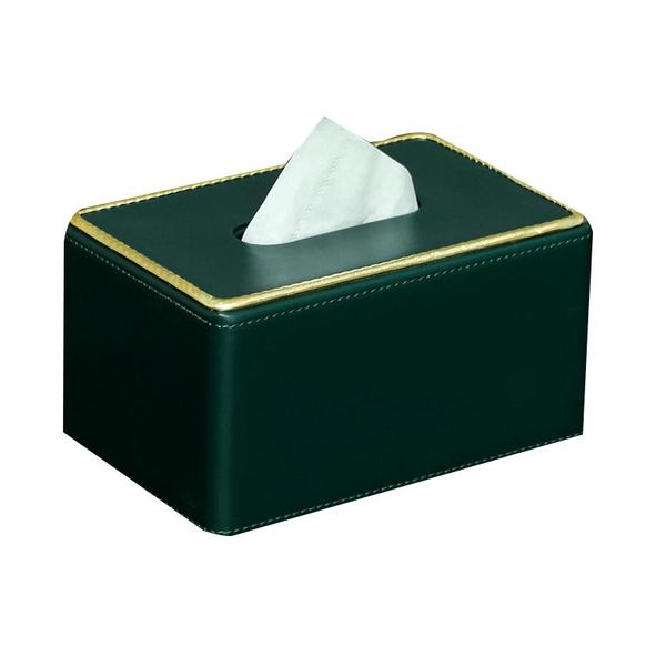 

tissue boxes & napkins multi-function leather paper box deskremote control organizer storage household b88