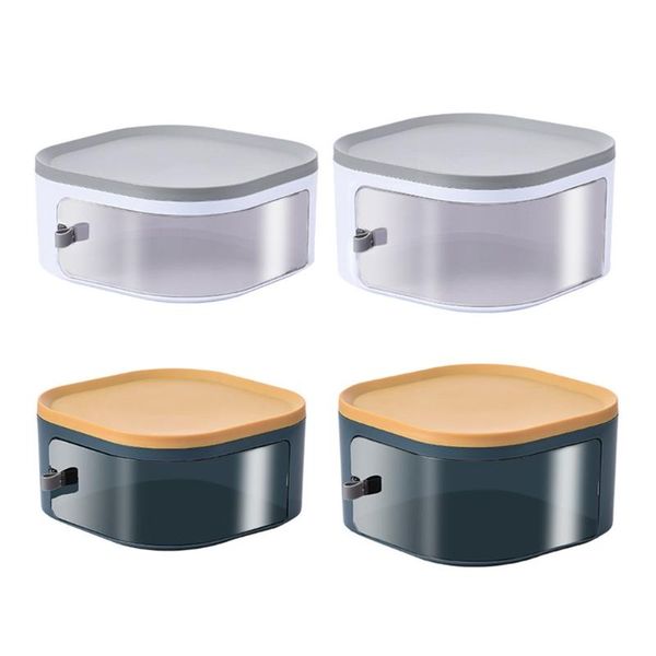 

storage bottles & jars stackable food insulation cover help you to save space one box with lid non slip bottom 2 colors types choose