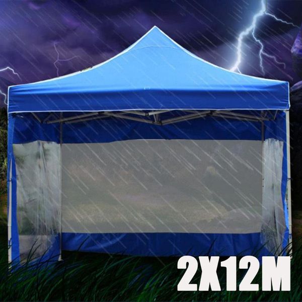 

shade sunshade cloth folding tent transparent rainproof dustproof tarpaulin 2*8/2*12m camping accessories #yl5