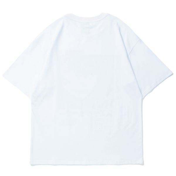 

hip hop new t-shirt mens streetwear anime boy printed harajuku tshirts 2021 loose cotton short sleeve shirts summer casual tees 63cd, White;black