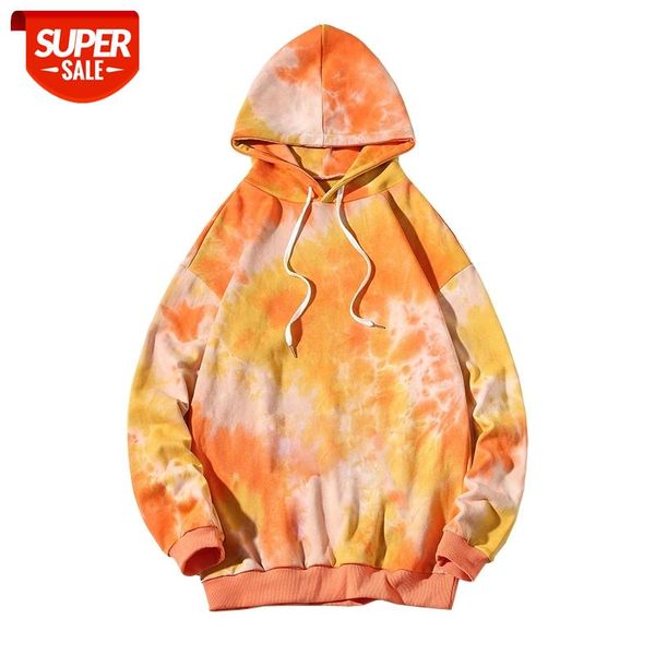 

2020 autumn tie dye hoodies men fashion harajuku hooded sweatshirt men clothing male japanese streetwear hoodie sweatshirts #i28a, Black