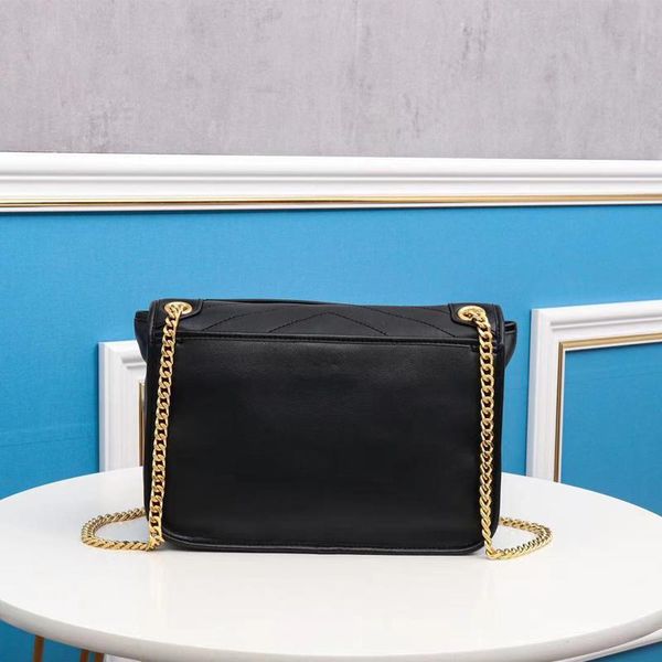 

evening bags 2021 leather slant cross bag iron chain shoulder brand senior designer nki