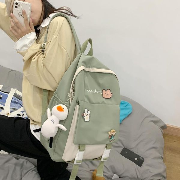 

backpack women canvas travel bookbag fashion school bag laprucksack mochila for teenage girl
