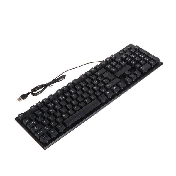 

spanish/english silent keyboard waterproof office keyboard for windows computer 28ge