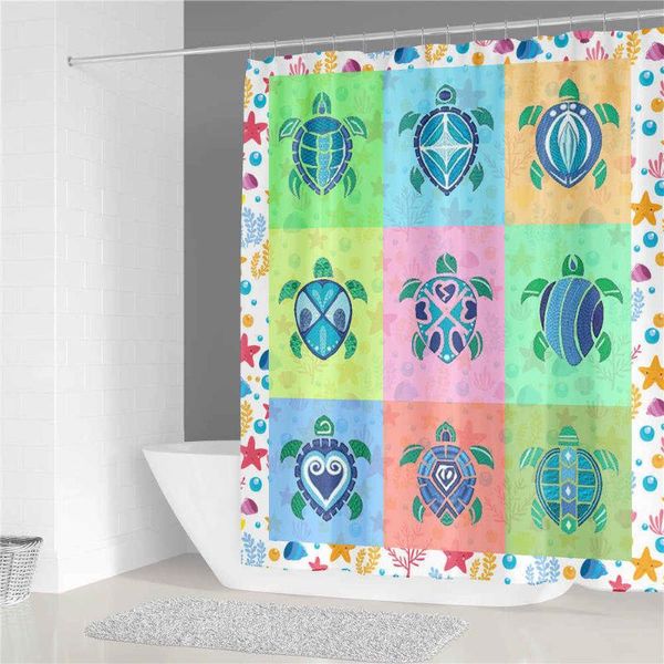 

shower curtains 2021 unique child style painting print waterproof bathroom for