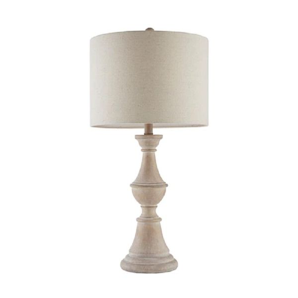 Masa lambaları Amerikan ülke pastoral tarzı ahşap sanat kumaş retro sıcak yatak odası başucu lambası oturma odası çalışma kişiliği