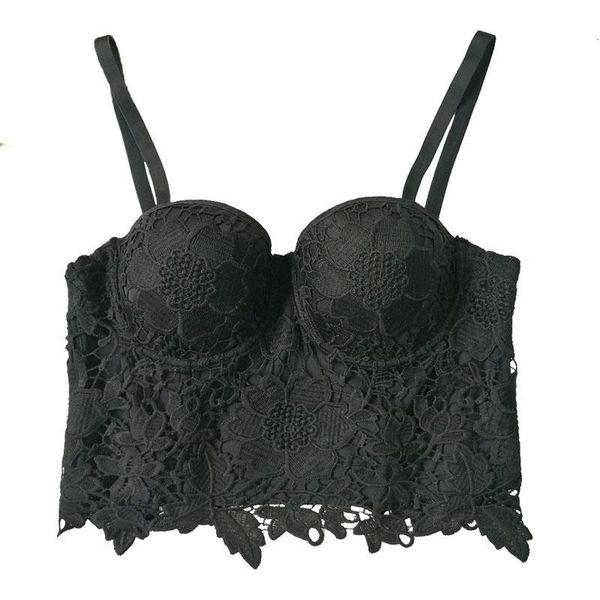

women's shapers lace mesh gauze corset bras, 4 fishbones waist training cropped for female, party club vest, Black;white