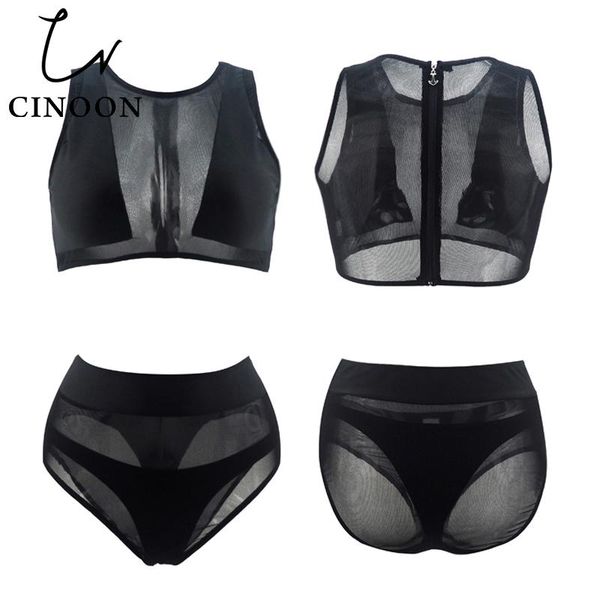 

cinoon bikini set solid swimsuit women's push up bikini patchwork brazilian summer beach bathing suit swim wear
