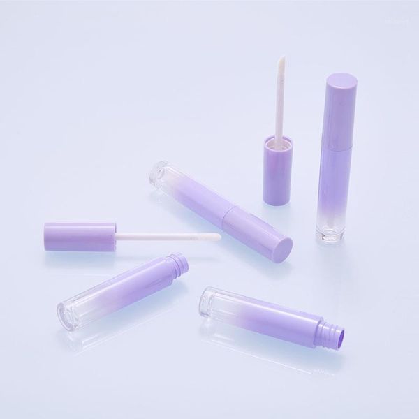 

storage bottles & jars empty tube high-quality lip gloss container 5ml tubes lipstick glaze gradient purple