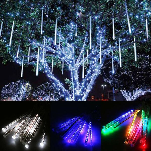 

strings 20/30/50cm meteor tube led shower rain tubes christmas decorative lights beautiful wedding party garden string light