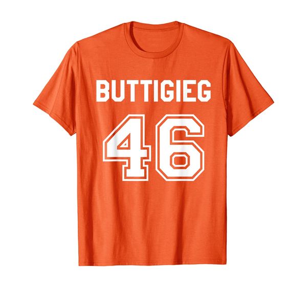 

buttigieg 46 - sports style presidential campaign t-shirt, White;black