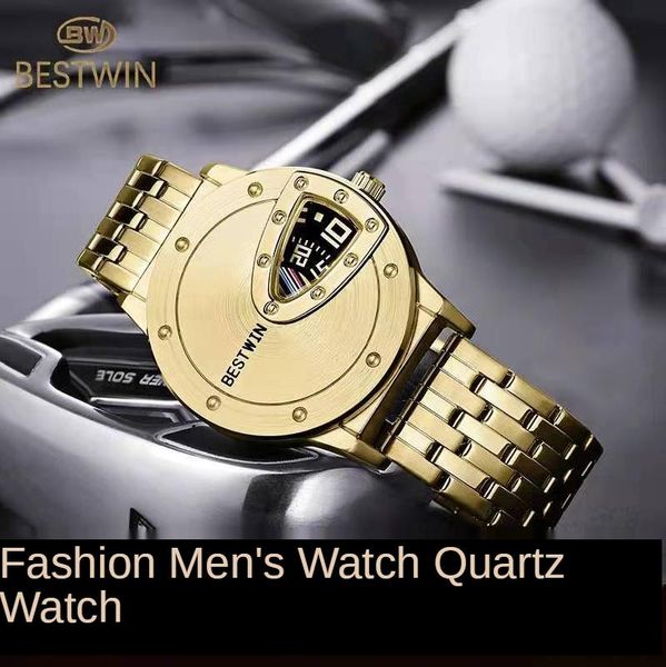 

wristwatches 2021 fashion men's watch waterproof quartz, Slivery;brown