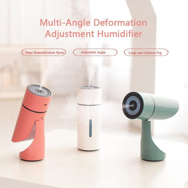 

humidifiers rotating humidifier usb charging mini car fog volume air conditioner nano mist sprayer portable
