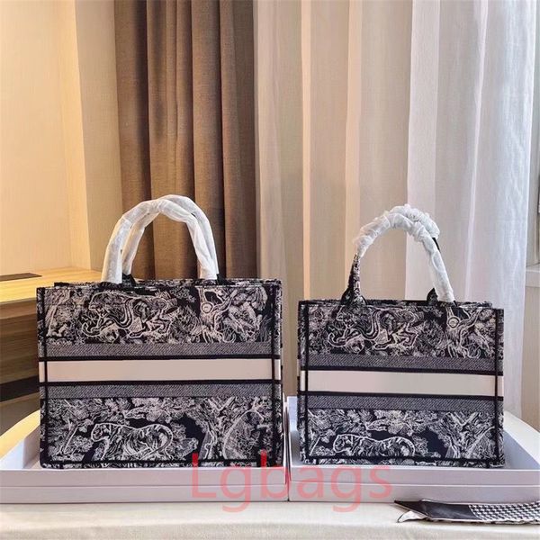 

2021 fashion handbags designer bag print embroidery multicolor single shoulder large capacity bucket shopping bags
