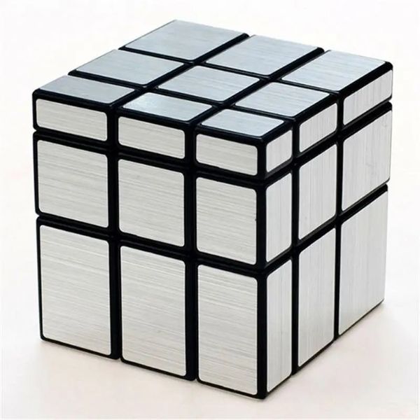 3x3x3 57mm fio desenho estilo espelho mágico cubo desafio presentes cubos brinquedo educativo