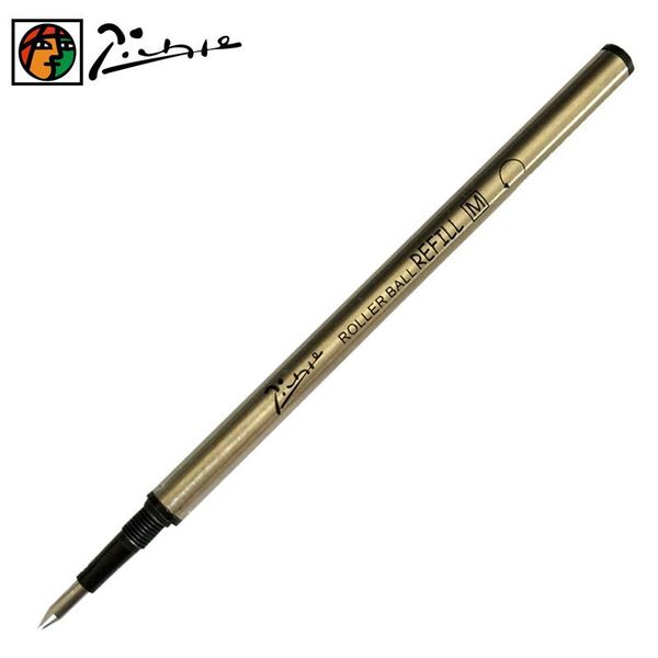 

refills 10pcs/lot picasso black color roller pens 0.5mm metal brand cartridge 10cm wholesales retail box, Black;red