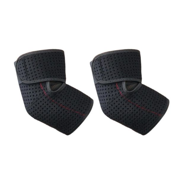 

1 pair of sports fitness elbow brace arm guards wrapping breathable elbow pads for men women basketball gym supplies (black), Black;gray