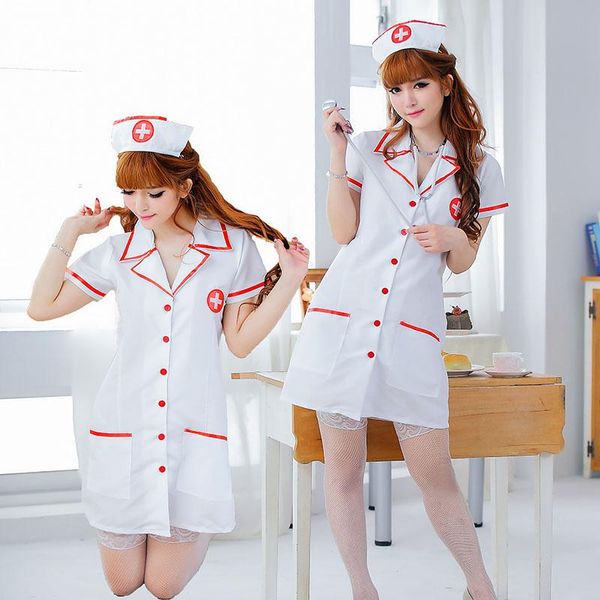 

women's sleepwear fashion uniform temptation cosplay suit lingerie costume fun, Black;red