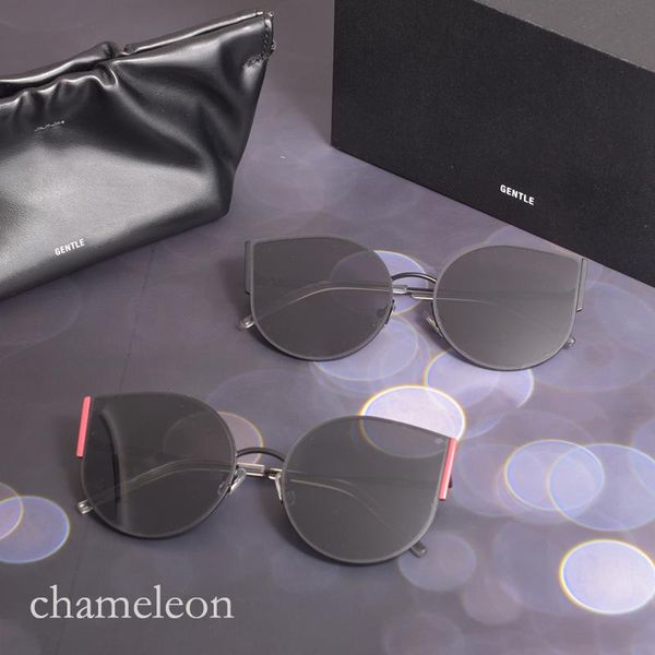 

sunglasses koreaÂ brand gm sunglass womenÂ sunglassesÂ catÂ eyeÂ glassesÂ gentle chameleonÂ polarizedÂ uv400Â sunÂ glassesÂ menÂ women, White;black