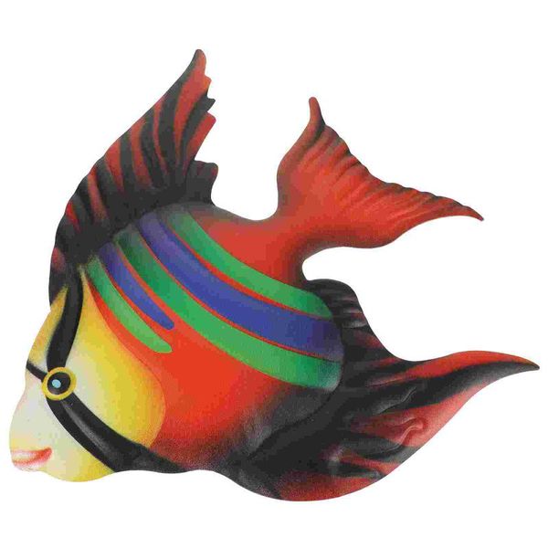 

wallpapers fish wall ornament wrought iron metal hanging art decor adornment