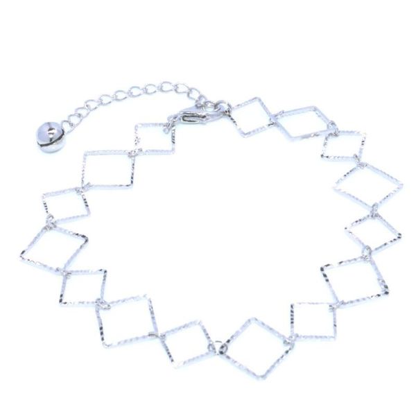 

anklets 5pcs wholesale foreign trade simple beach ladies anklet foot accessories metal chain trend fashion square pattern female feet ba, Red;blue
