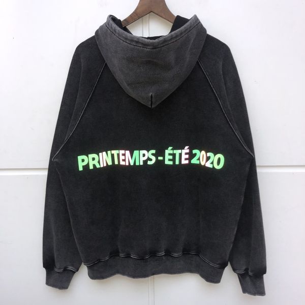 

2021 new heavy fabric cotton arnodefrance hoodie hoody men women washed old vintage adf sweatshirts oversize pullover d5tt, Black