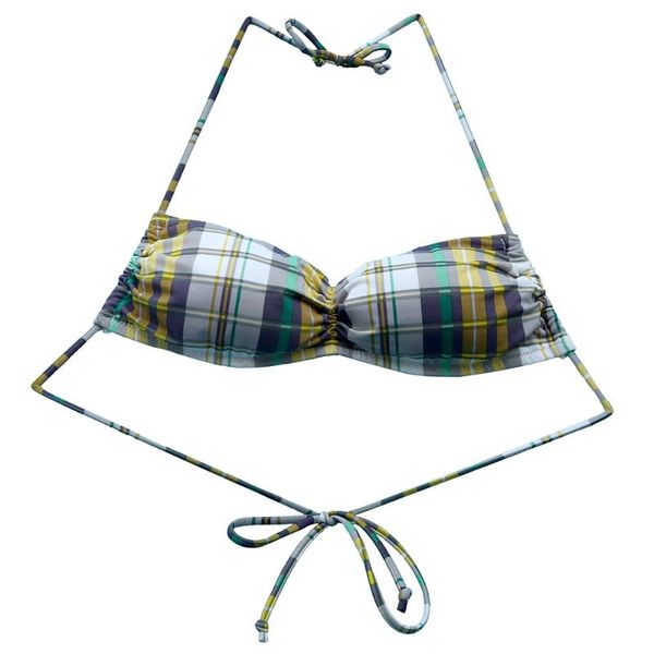 

women bikini bandage scottish check swimwear swimsuit bathing suit swimsuit sexyl bikinis bathing suit top