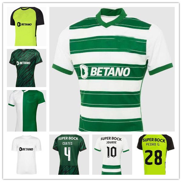 

sporting cp 21 22 lisboa soccer jerseys special lisbon jovane sarabia vietto coates acuna home away 3rd 2021 2022 stromp kit clube de footba, Black;yellow