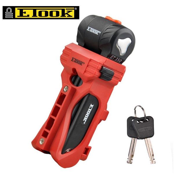 

bike locks etook mtb road bicycle chain lock aluminum alloy security anti-theft can be placed bottle holder cycling accessories