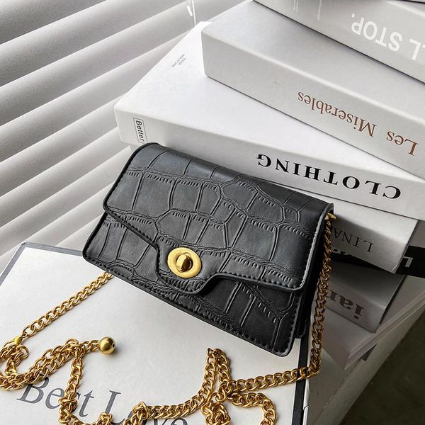 

stone pattern pu leather crossbody bags for women bag female luxury chain handbags and purses 2021 small shoulder cross body bag