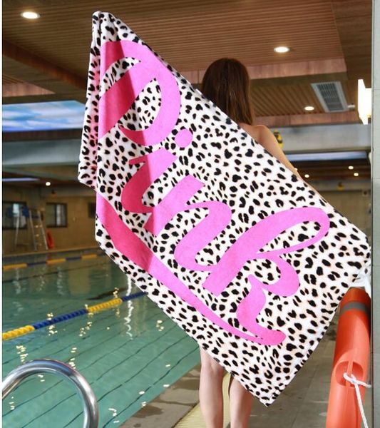 

towel 147x71cm pink soft cotton beach travel swimming bath yoga office sofa blanket wall tapestry toalla playa
