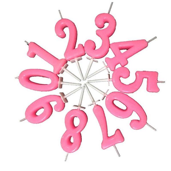 

boxed color candle digital creative smokeless romantic candle pink birthday party cake supplies velas home decoration eb50lz