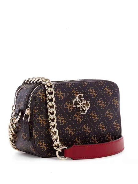 

2021 gues new old flower camera chain bag single shoulder oblique span small square