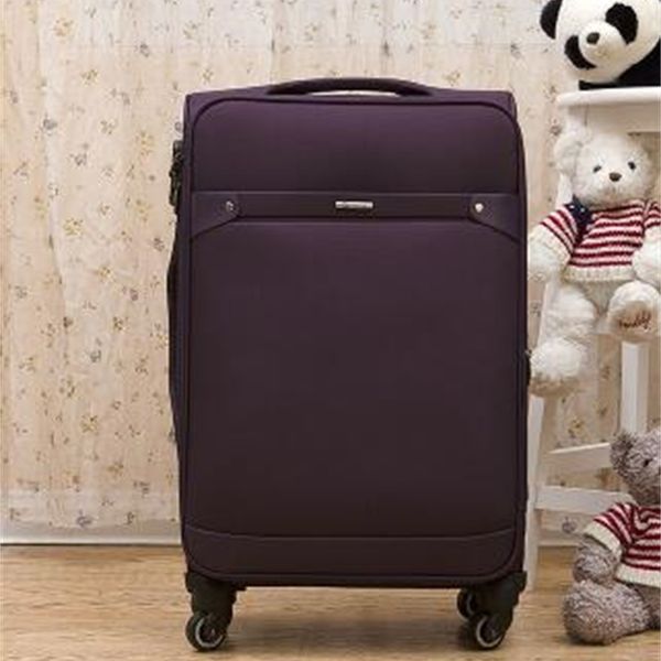 

oxford 24 inch luggage business travel rolling baggage bags spinner suitcase wheeled trolley