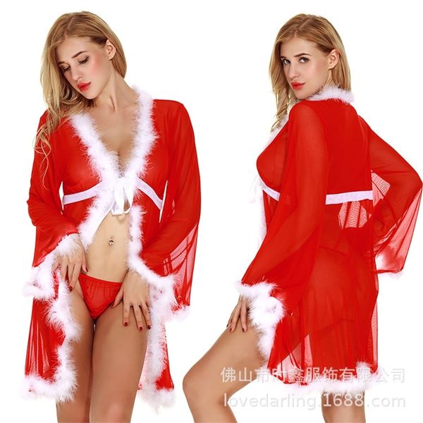 

women's uniform stage dress fun pajamas underwear, Black;white