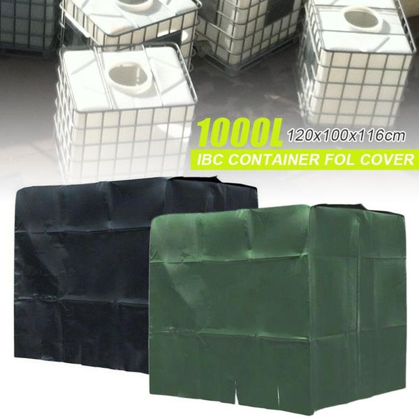 

shade outdoor garden waterproof 1000 liters ibc rain water tank dust cover aluminum foil sun uv protective container covers