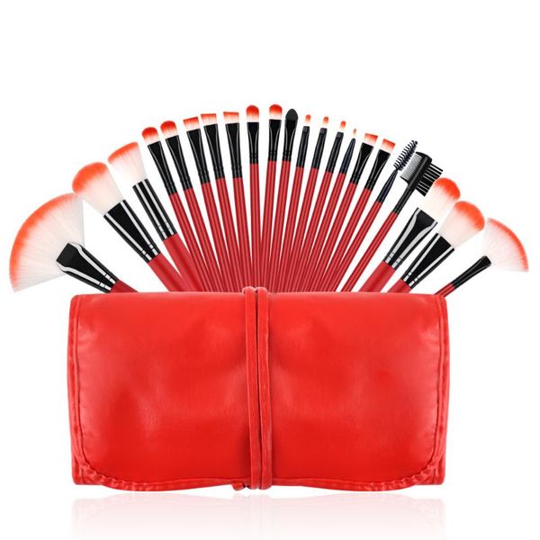 

cosmetic bags & cases makeup tools 22 pcs hair brushes sets with synthetic highlighter blush eyebrow comb brush for face